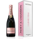 Moët & Chandon Brut Impérial Rosé Love You Metal Giftbox